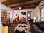 Living Room, Kiva Fireplace